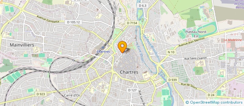 localisation de l'entreprise BONNY & CO à CHARTRES