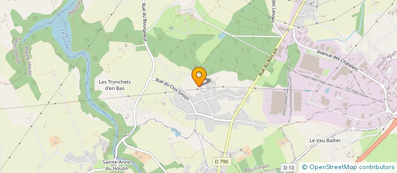 localisation de l'entreprise BONNY MENUISERIE  PLOUFRAGAN