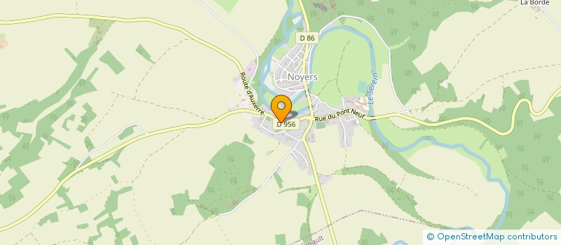 localisation de l'entreprise BONNY THOMAS à NOYERS