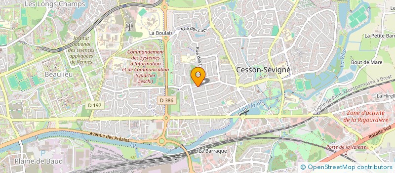 localisation de l'entreprise BONO IMMO  CESSON-SEVIGNE