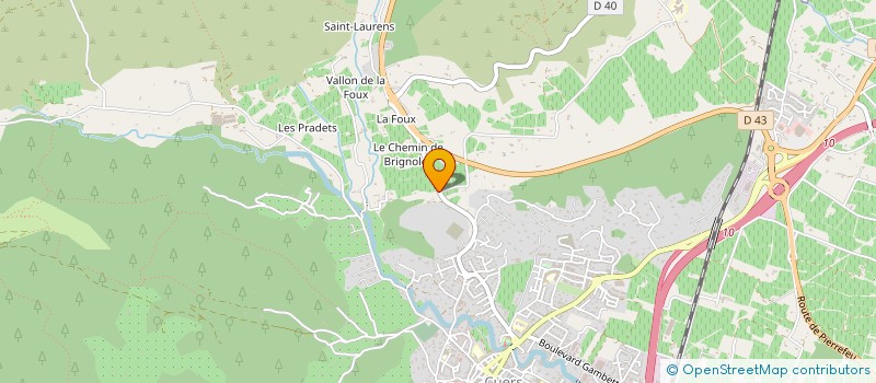 localisation de l'entreprise BONO INVEST à CUERS