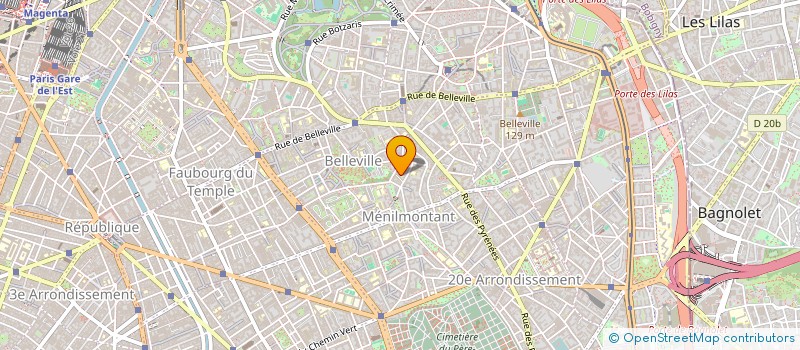 localisation de l'entreprise BONOBO PRODUCTIONS  PARIS