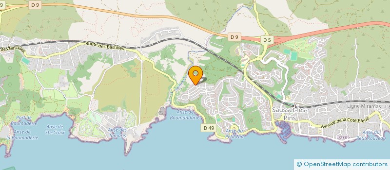 localisation de l'entreprise BONOMO  SAUSSET-LES-PINS