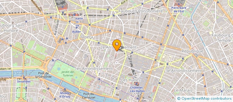 localisation de l'entreprise BONONIA à PARIS