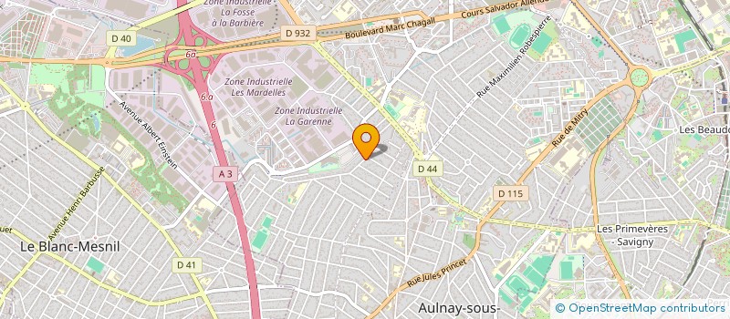 localisation de l'entreprise BONPA à AULNAY-SOUS-BOIS