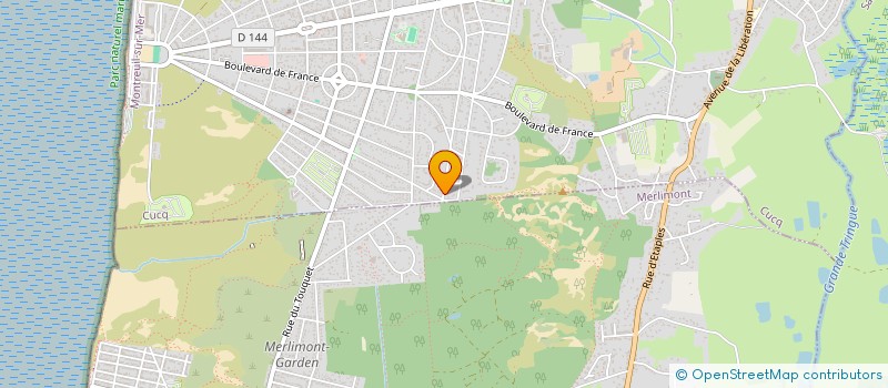 localisation de l'entreprise BONPAIN à CUCQ