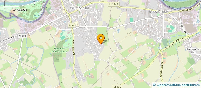 localisation de l'entreprise BONPAIN FRERES  WERVICQ-SUD