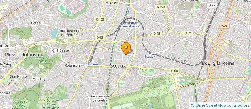 localisation de l'entreprise BONPAP à SCEAUX