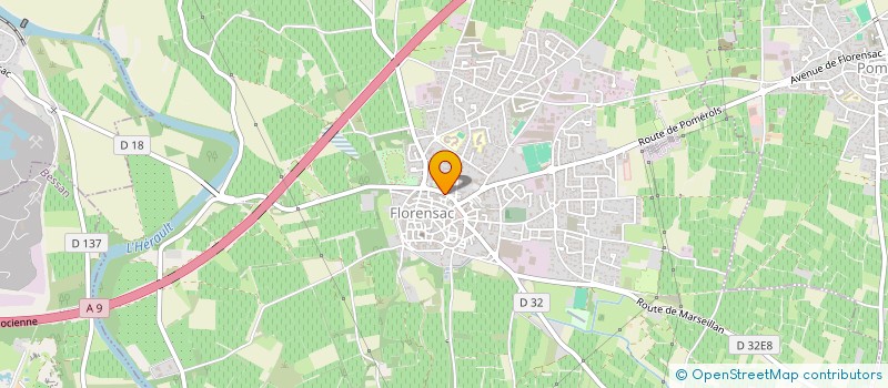 localisation de l'entreprise BONPEL  FLORENSAC