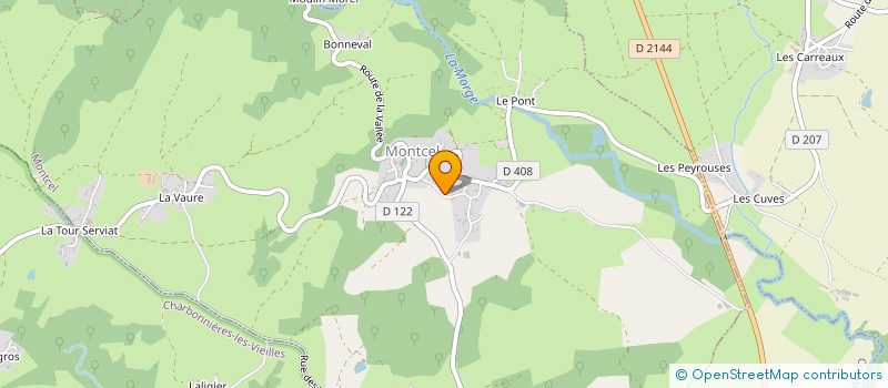 localisation de l'entreprise BONPER  MONTCEL