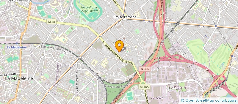 localisation de l'entreprise BONRE à MARCQ-EN-BARŒUL