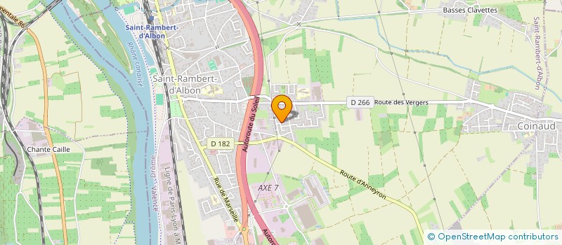 localisation de l'entreprise BONREPOS  SAINT-RAMBERT-D'ALBON
