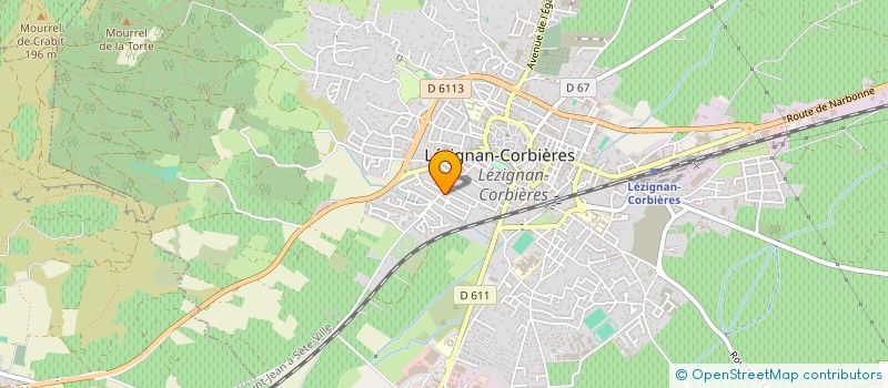 localisation de l'entreprise BONREV  LEZIGNAN-CORBIERES