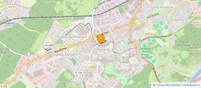 localisation de l'entreprise BONRICO EU à BESANCON