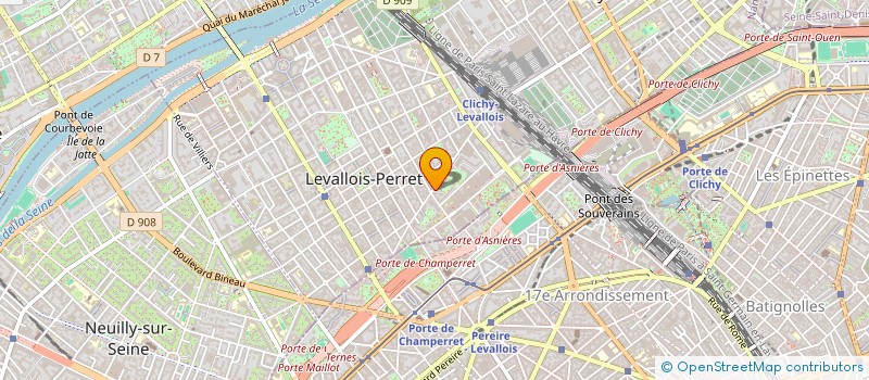 localisation de l'entreprise BONS AMIS à LEVALLOIS-PERRET