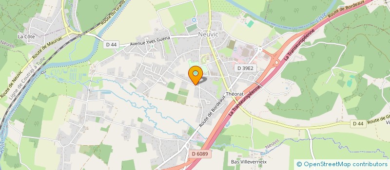 localisation de l'entreprise BONS ATOUTS POUR LE SPORT ET LE SAVOIR  NEUVIC