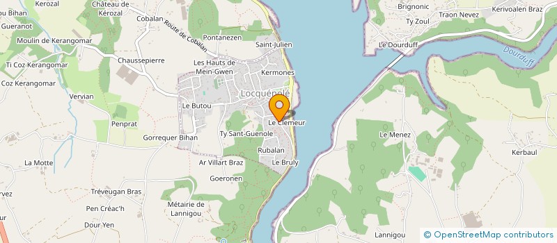 localisation de l'entreprise BONS JOURS ENSEMBLE  LOCQUENOLE