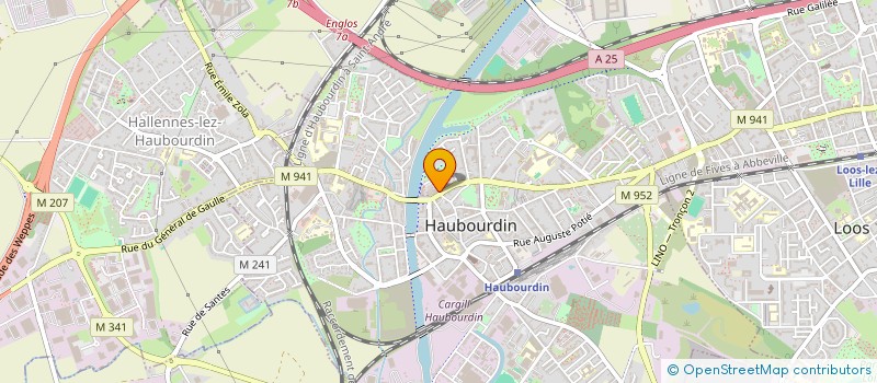 localisation de l'entreprise BONS PLANS  HAUBOURDIN