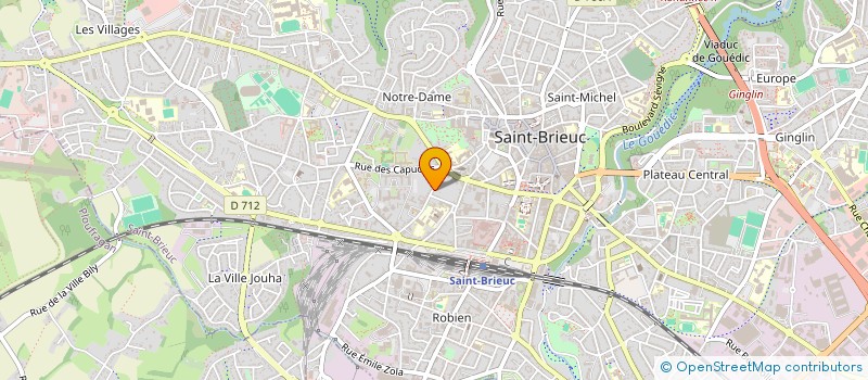 localisation de l'entreprise BONS PLANS PRODUCTION à SAINT-BRIEUC