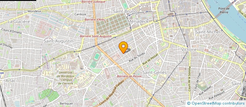 localisation de l'entreprise BONS TUYAUX BORDELAIS  BORDEAUX