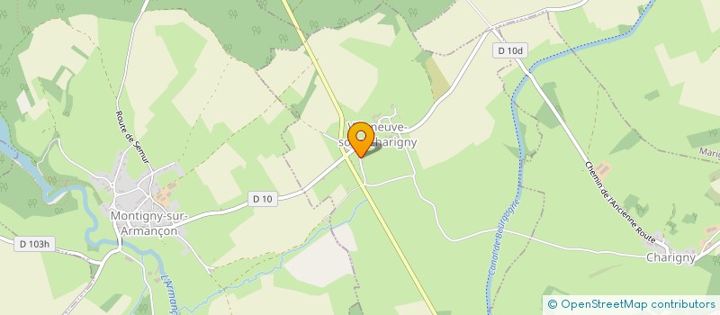 localisation de l'entreprise BONS VOEUX  VILLENEUVE-SOUS-CHARIGNY