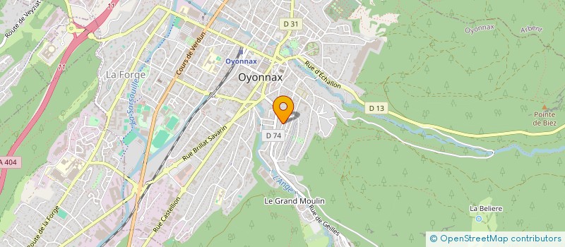 localisation de l'entreprise BONSAI CLUB AIN-JURA à OYONNAX