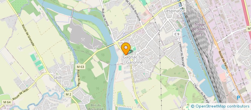 localisation de l'entreprise BONSAI CLUB TOULOUSAIN  GAGNAC-SUR-GARONNE