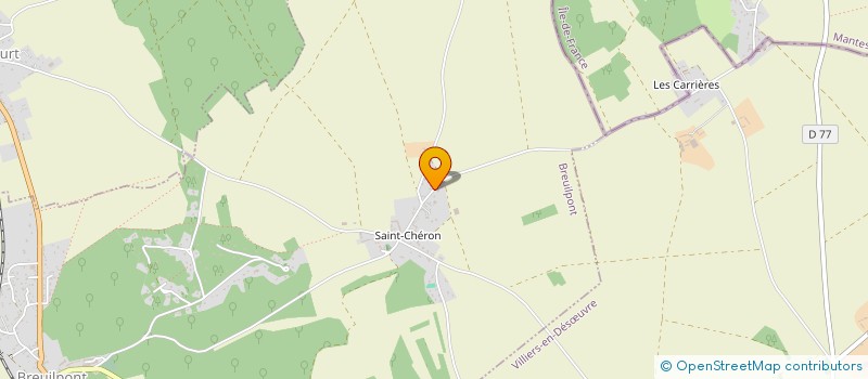 localisation de l'entreprise BONSAI CUISINES  BREUILPONT