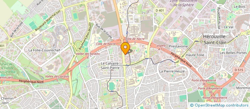 localisation de l'entreprise BONSECOURS IMMO à CAEN