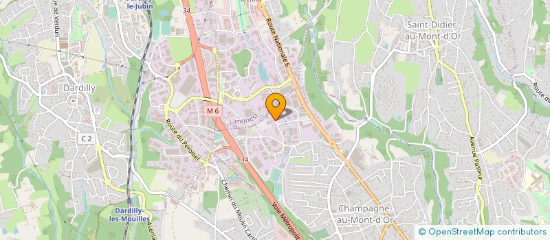 localisation de l'entreprise BONSENS  LYON