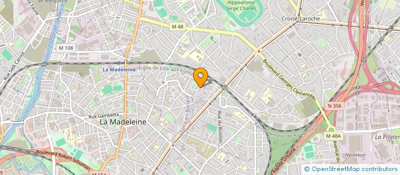 localisation de l'entreprise BONSENS à MARCQ-EN-BARŒUL