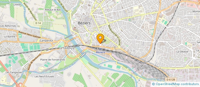 localisation de l'entreprise BONSENS à BEZIERS
