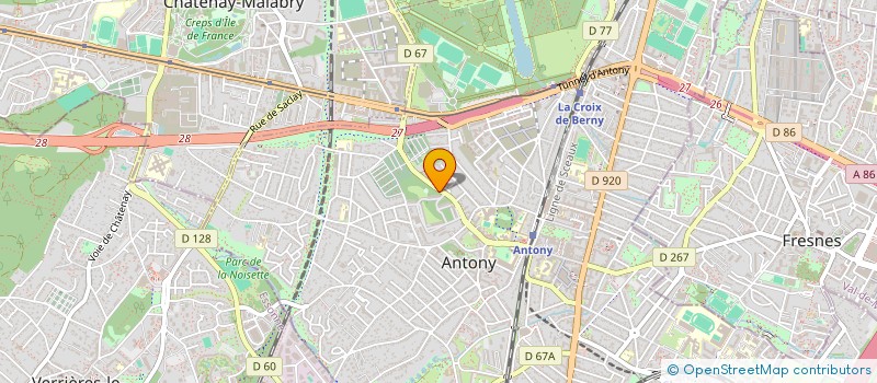 localisation de l'entreprise BONSENS CONSEIL à ANTONY