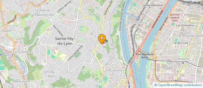 localisation de l'entreprise BONSIBON  SAINTE-FOY-LES-LYON