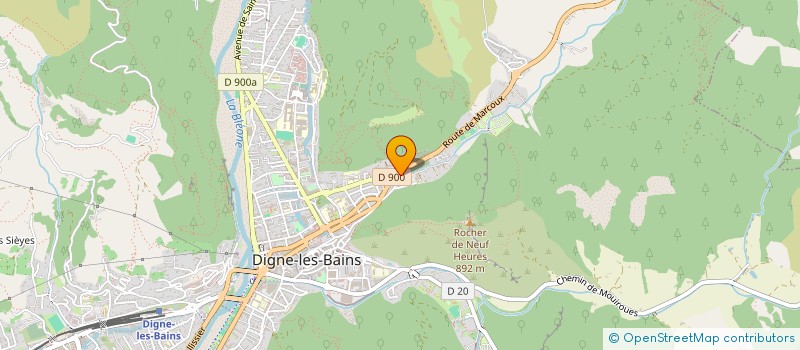 localisation de l'entreprise BONSOIR à DIGNE-LES-BAINS