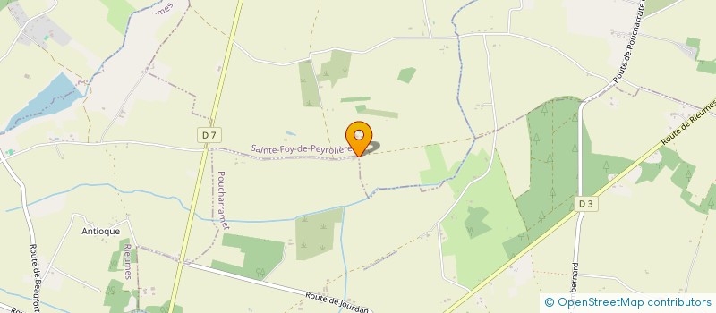 localisation de l'entreprise BONSOMBES  SAINTE-FOY-DE-PEYROLIERES
