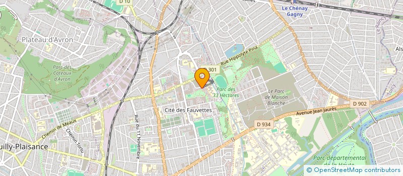localisation de l'entreprise BONSON'S à NEUILLY-SUR-MARNE