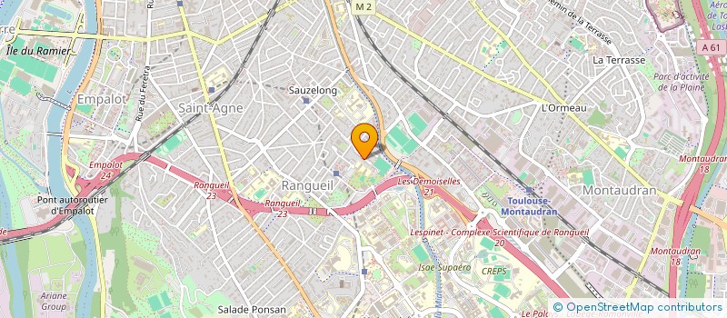 localisation de l'entreprise BONT  TOULOUSE