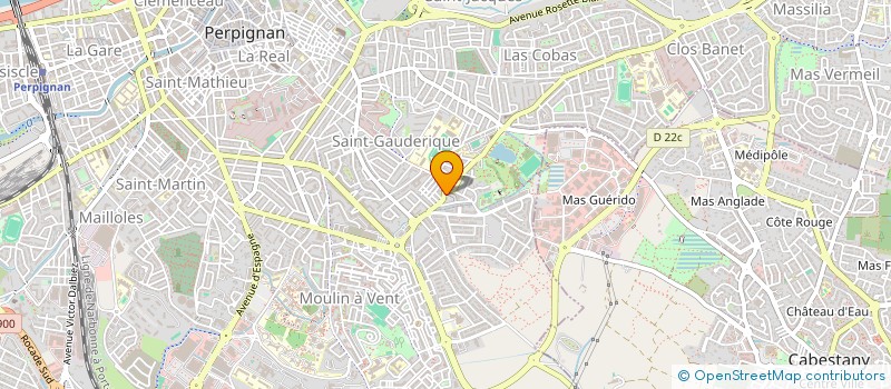 localisation de l'entreprise BONTA à PERPIGNAN