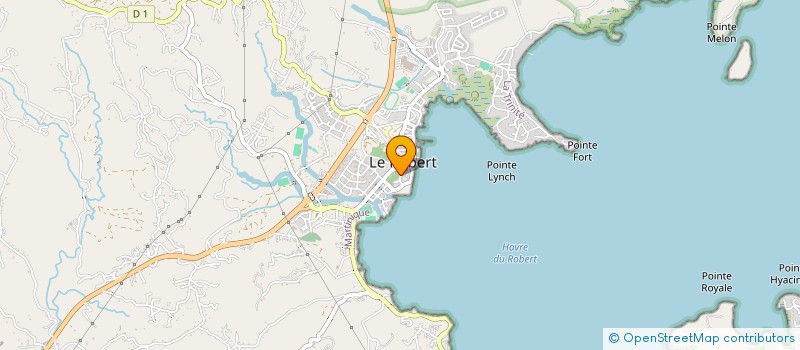 localisation de l'entreprise BONTE à LE ROBERT
