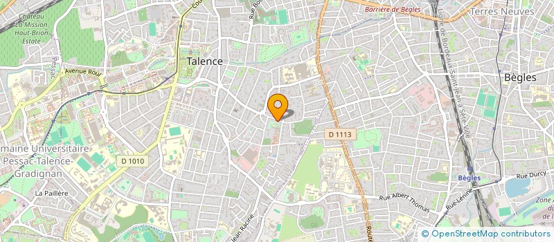 localisation de l'entreprise BONTEMPS  VILLENAVE-D'ORNON