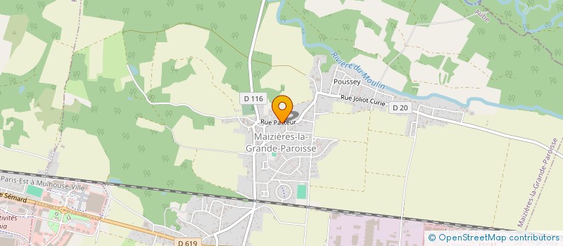 localisation de l'entreprise BONTEMPS C.P  MAIZIERES-LA-GRANDE-PAROISSE