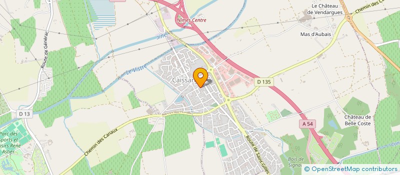 localisation de l'entreprise BONTEMPS COLOMB MESNIL A ET CH  CAISSARGUES