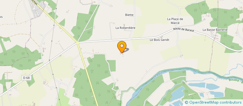 localisation de l'entreprise BONTEZ à TIERCE