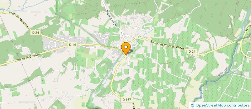 localisation de l'entreprise BONTOUX ET G  TAULIGNAN