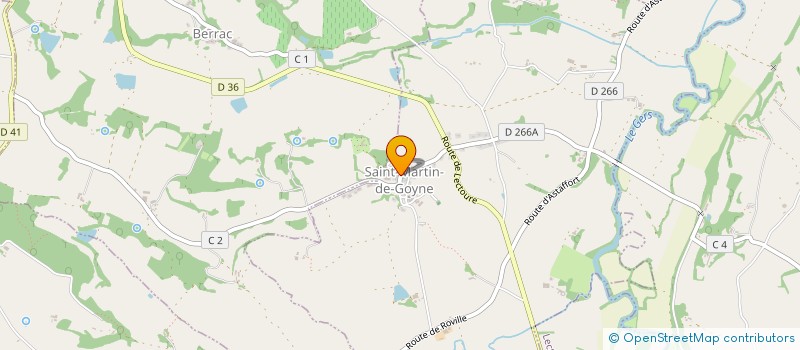localisation de l'entreprise BONUM FACTUM  SAINT-MARTIN-DE-GOYNE