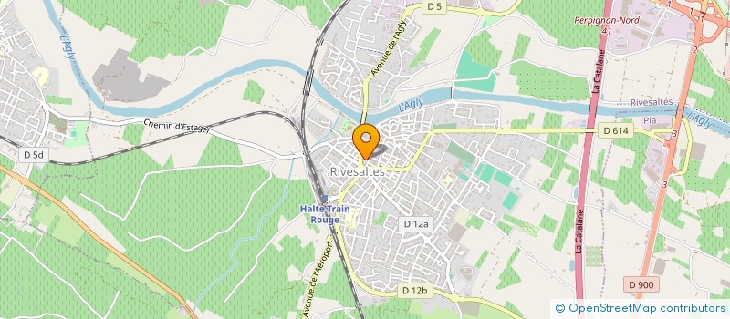 localisation de l'entreprise BONUONG  RIVESALTES