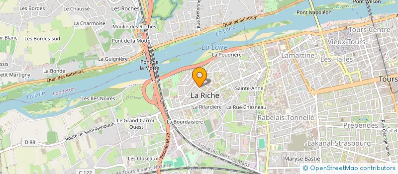 localisation de l'entreprise BONUS  LA RICHE