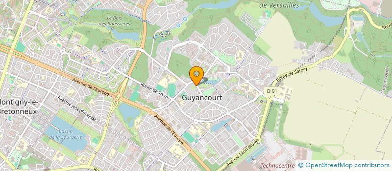 localisation de l'entreprise BONUS EVENTUS  GUYANCOURT