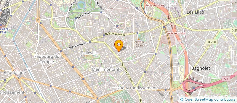 localisation de l'entreprise BONUS SARL à PARIS